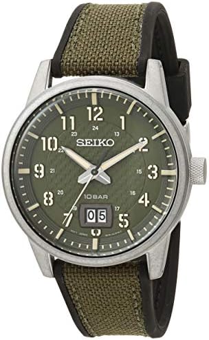 Seiko Quartzo japonês masculino Essentials de aço inoxidável com
